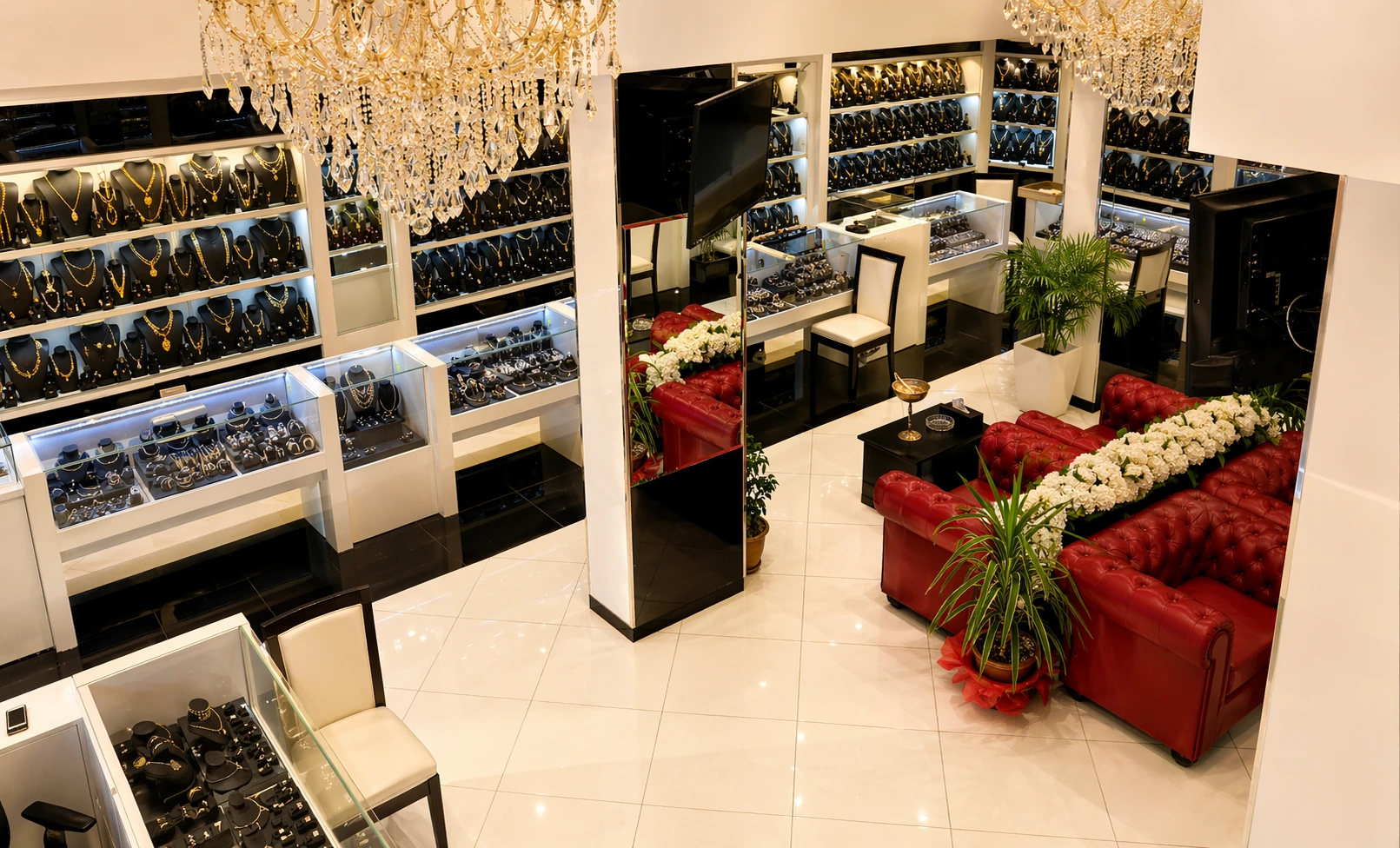 Professional shop design and execution for DIVE Jewelry in Amman, Jordan