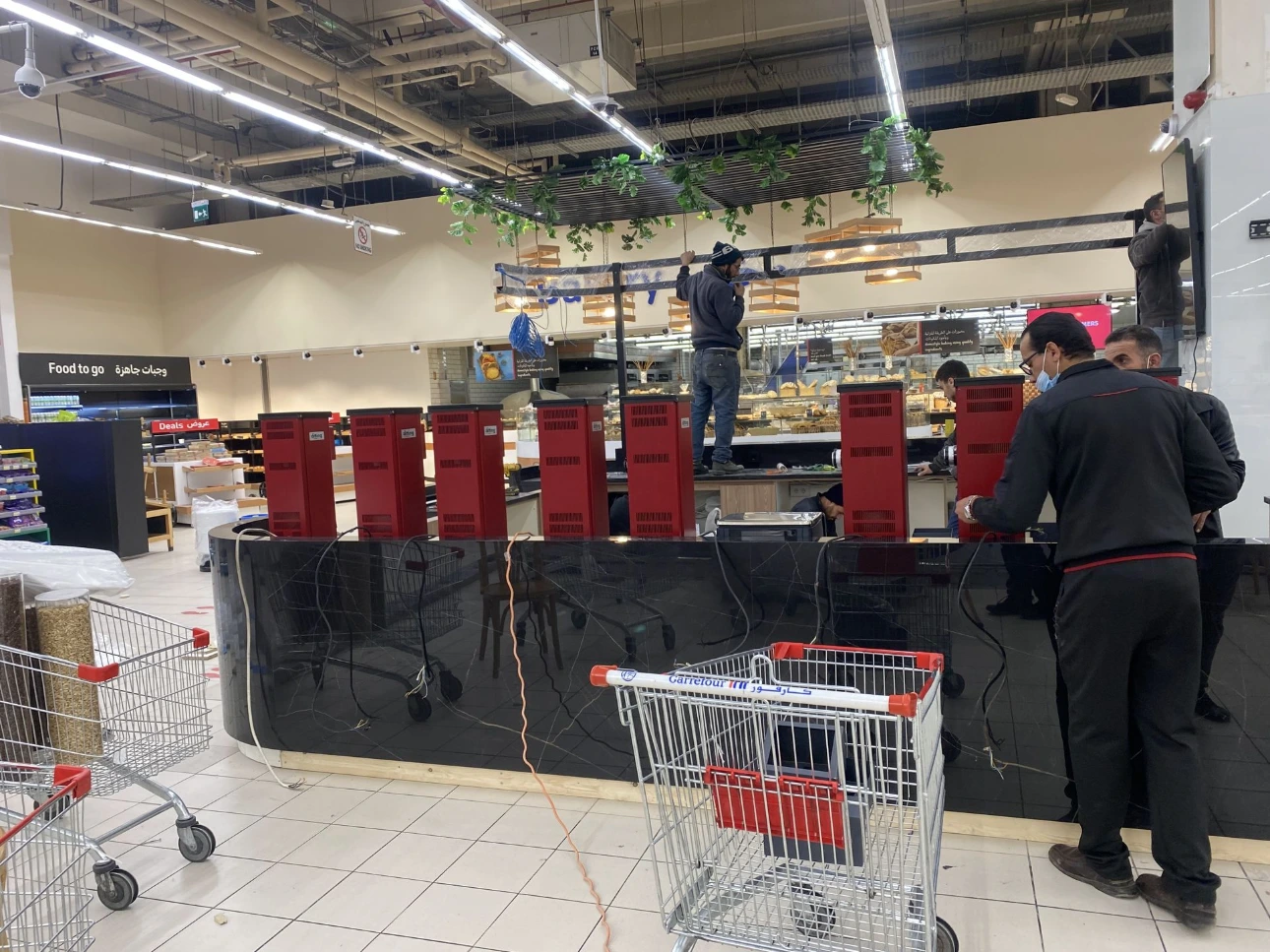 8. Al Ameed Coffee booth signage and retail fit-out by Eagle Ports