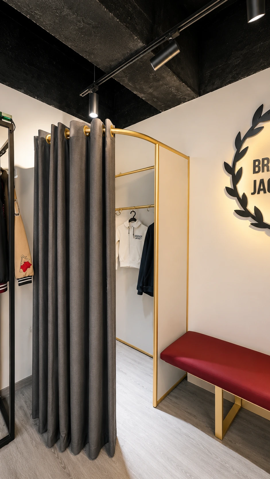 Retail interior design for clothing brand in Amman Jordan