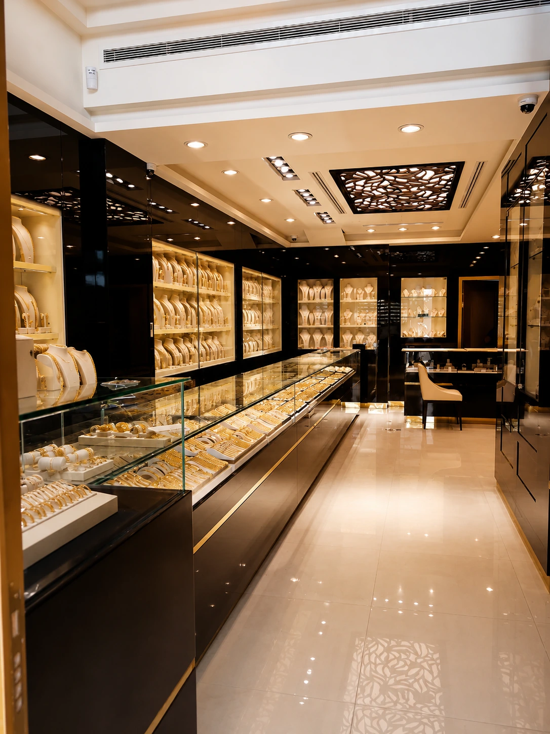Al Zoubi Jewellery storefront design in Irbid