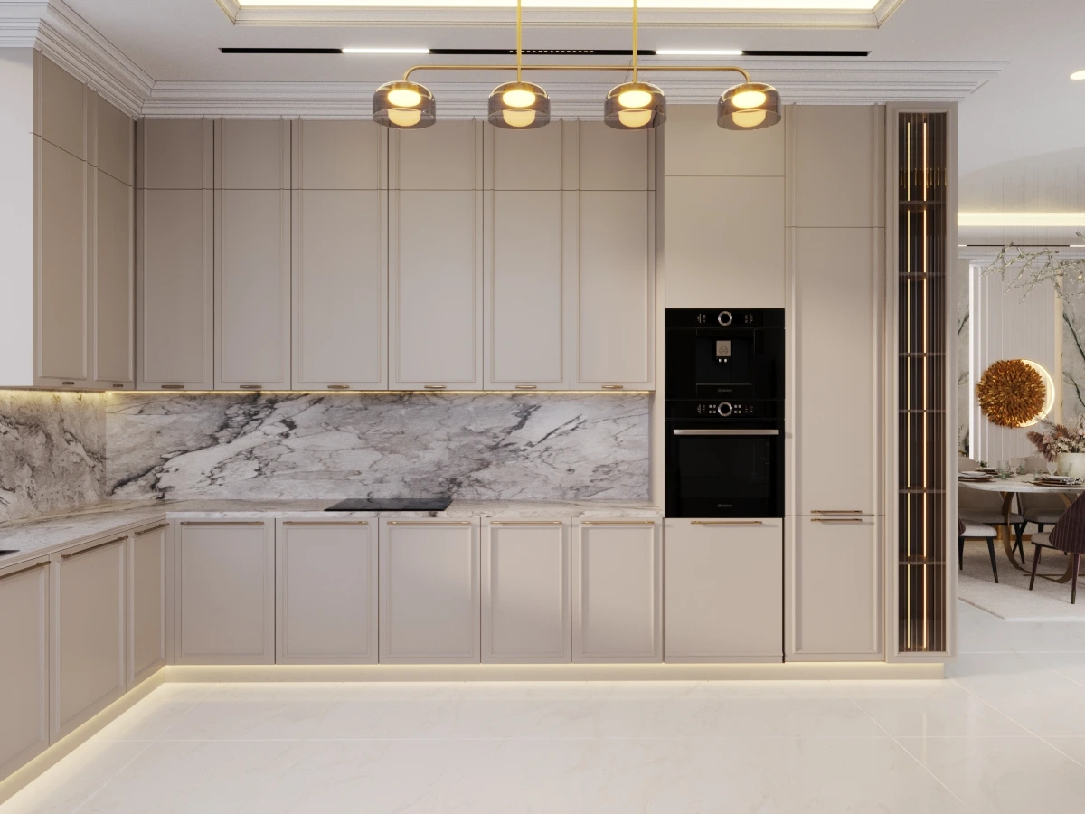 * Kitchen villa interior design