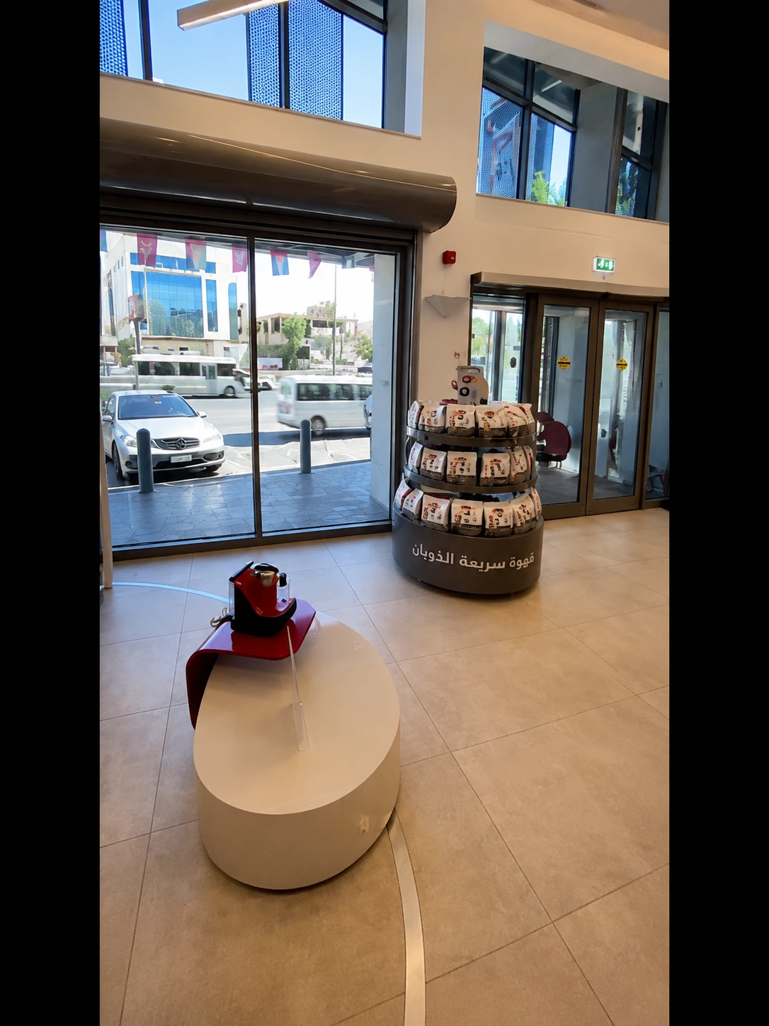 5. Interior corner of the shop showing a modern open layout and functional spaces.