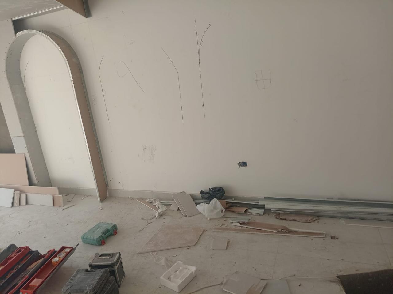 * Basic commercial shop interior in Jordan prior to renovation and redesign